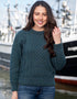 Inis Mor Aran Sweater | Green