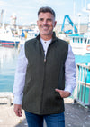 Green Tweed Body Warmer