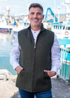 Green Tweed Body Warmer