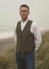 Donegal Tweed Green Vest