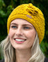 Aran Trellis Flower Hat | Sunflower