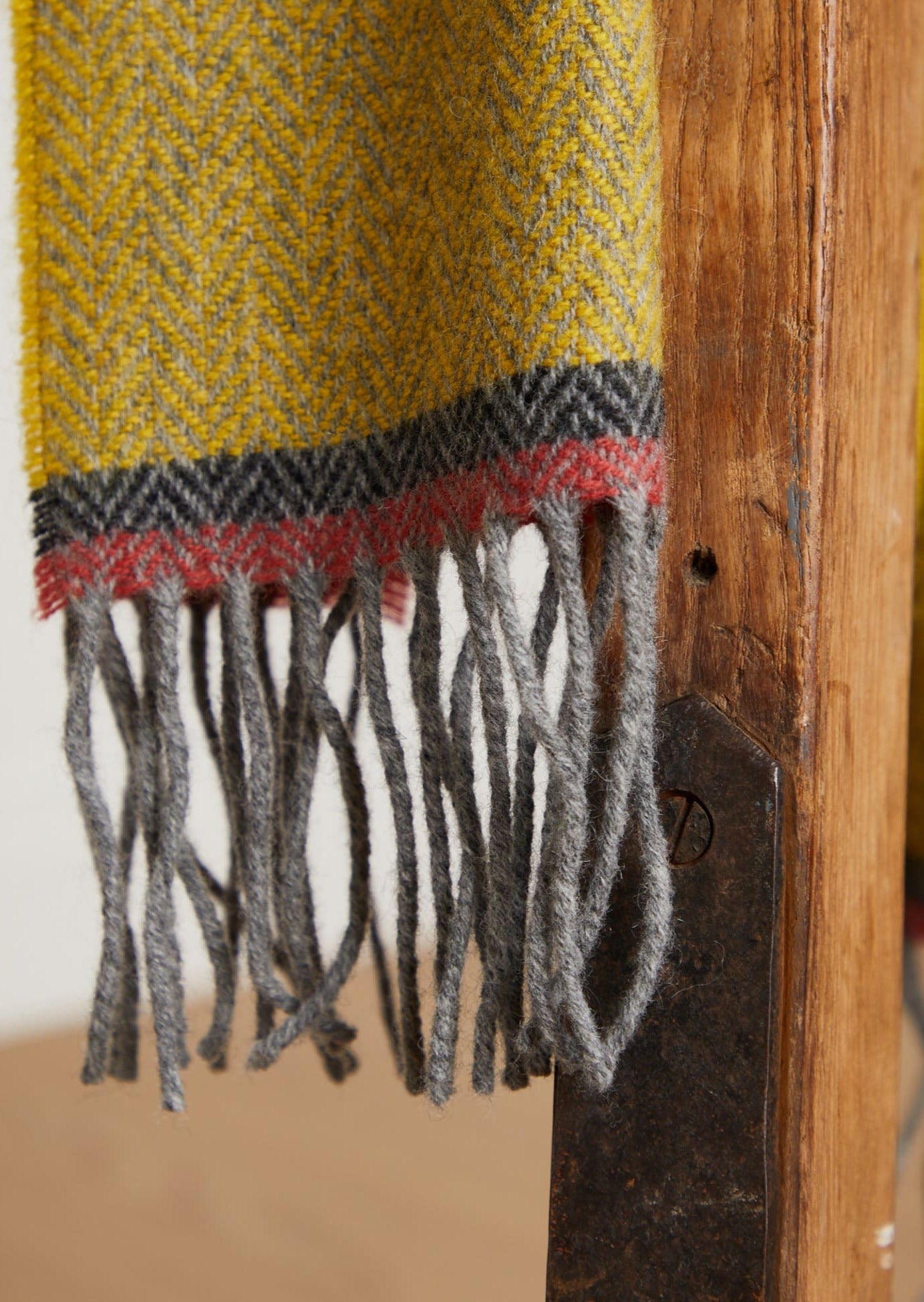 Foxford Gold Lambswool Scarf