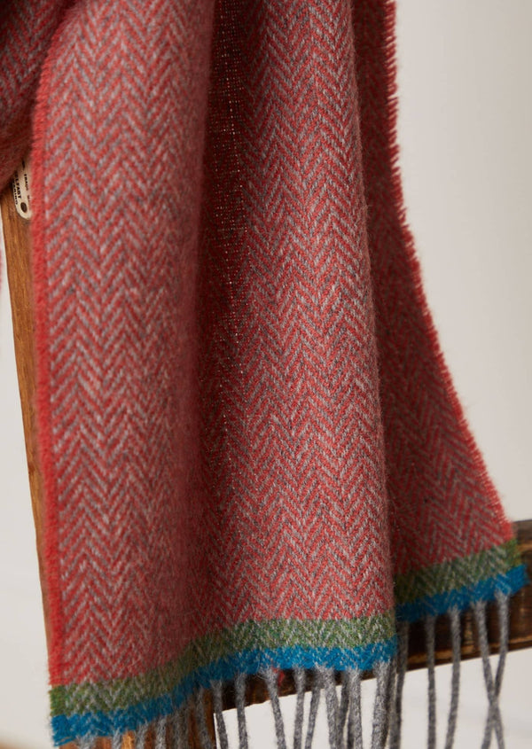 Foxford Terracotta Lambswool Scarf