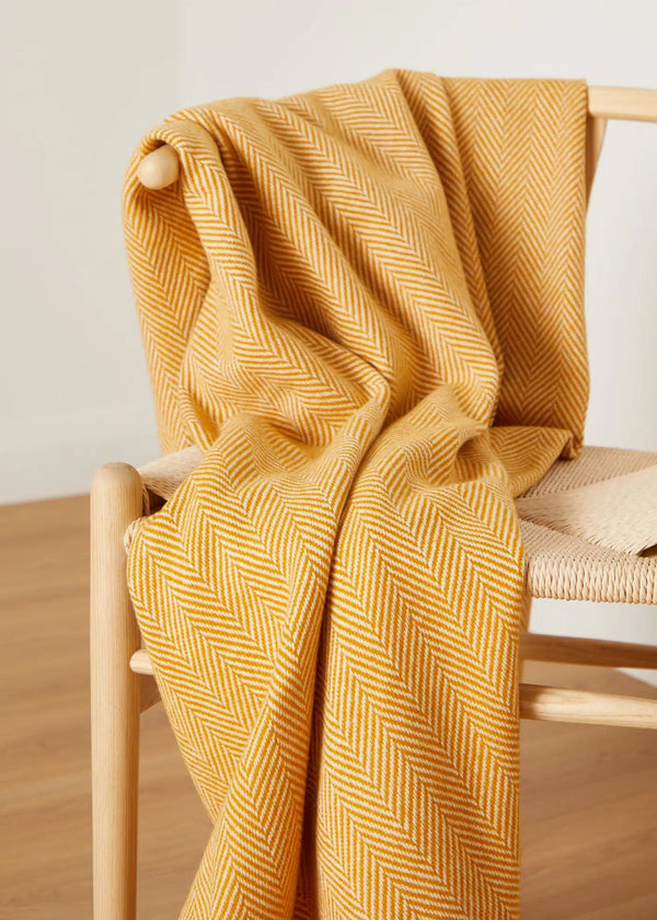 Foxford Innisfree Cashmere And Wool Throw