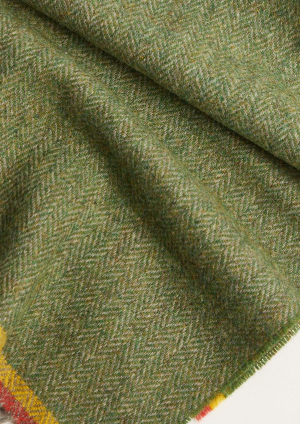 Foxford Green Lambswool Scarf