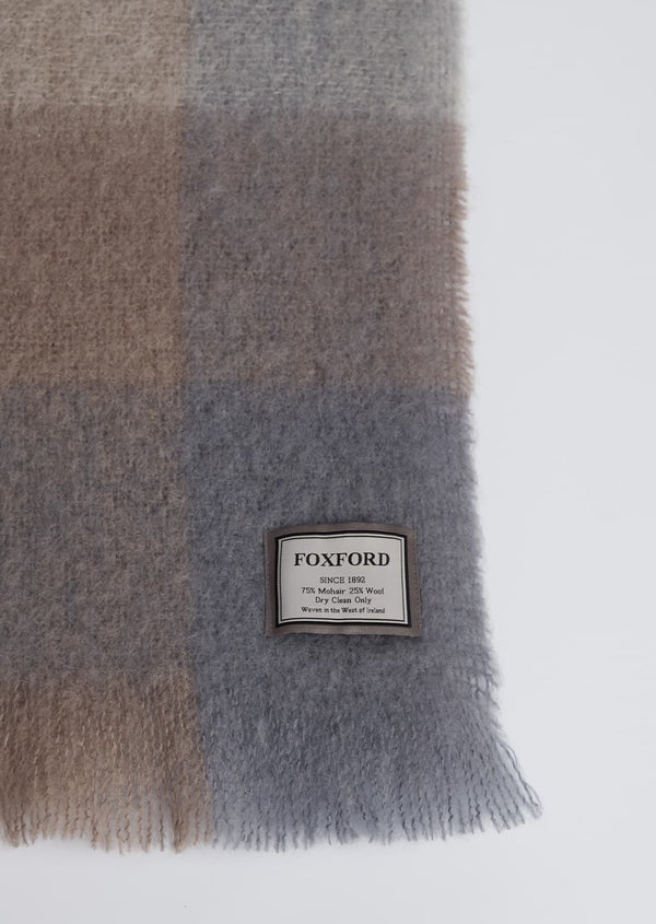 Foxford Barna Woods Mohair Throw