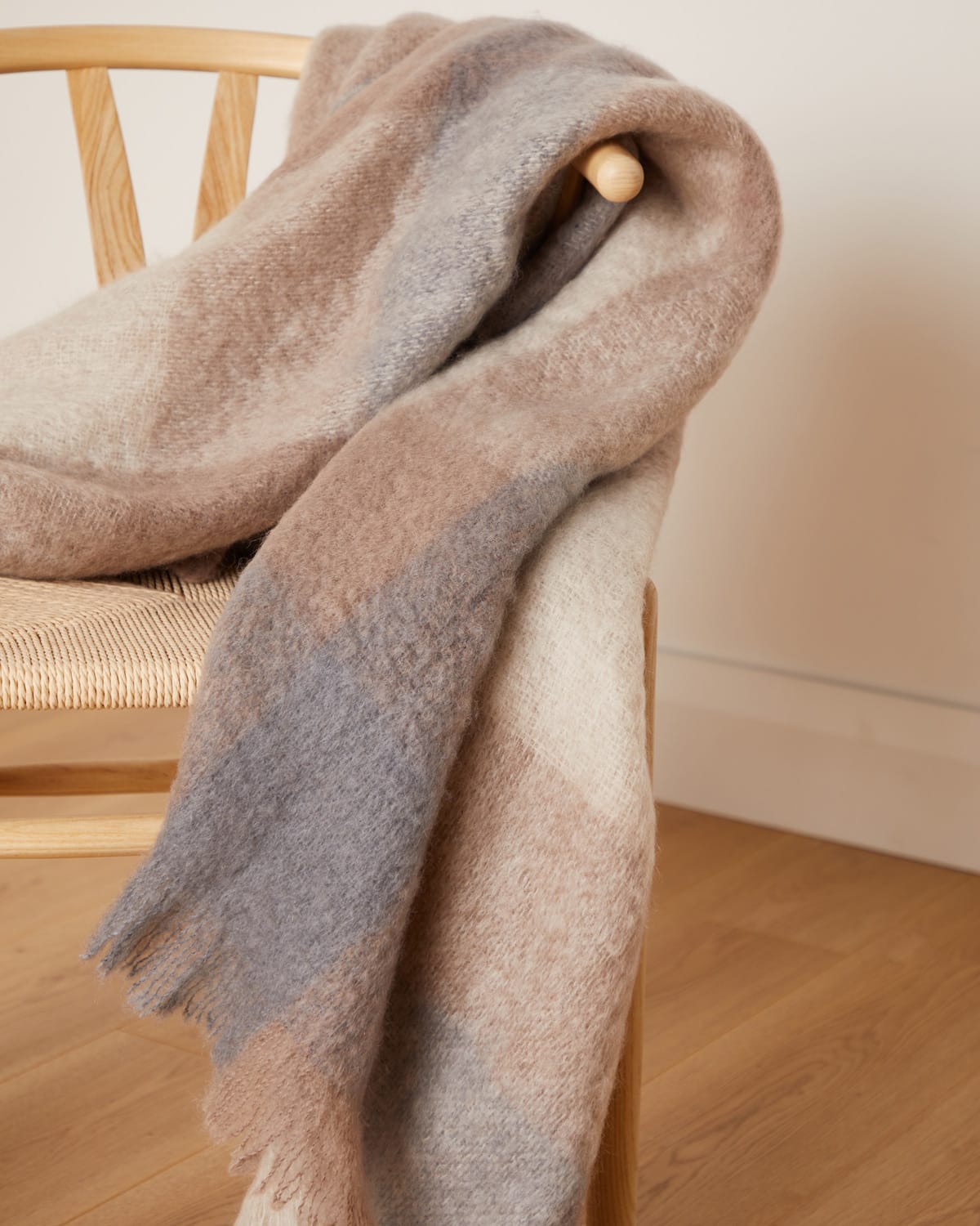 Foxford Barna Woods Mohair Throw