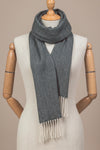 Foxford Mallard Green Herringbone Scarf
