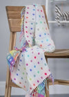 Foxford Multi Color Spot Baby Blanket
