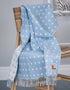 Foxford Blue Spot Baby Blanket