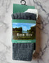 Charcoal Irish Merino Wool Socks | Women's