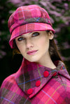 Ladies Pink Mucros Flapper Hat