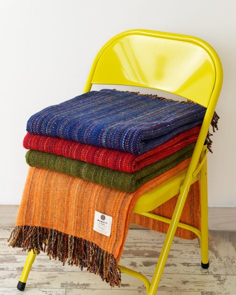 McNutt Tweed Blanket | Meadow Green