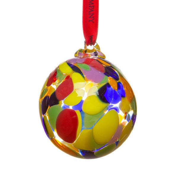 Irish Glass Multi Colour Bauble