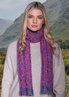 Mucros Mohair Scarf Pink Mix