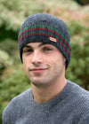 Rib Pullon Hat Charcoal Green
