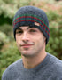 Erin Men's Rib Pullon Hat | Charcoal Green