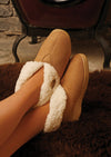 Aran Woollen Mills Suede Boot Slippers