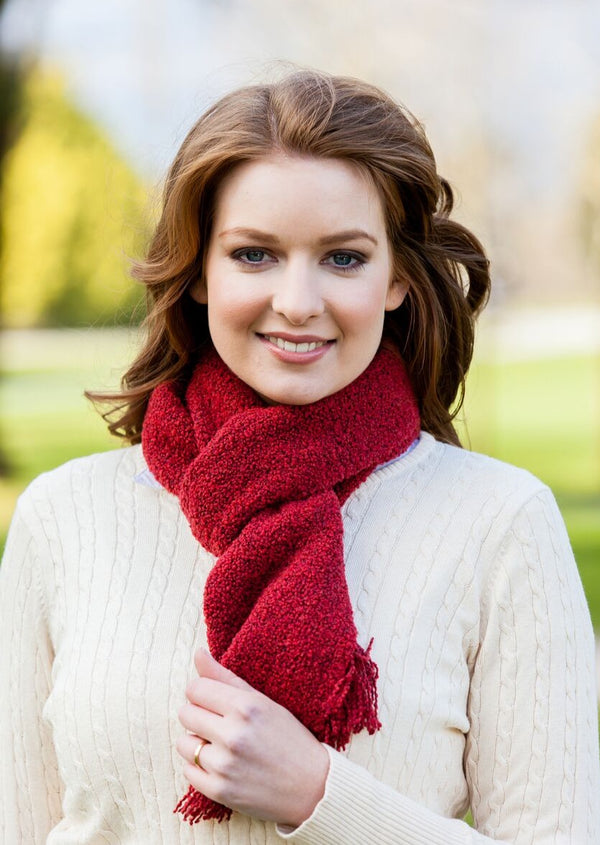 Mucros Red Skellig Scarf v10