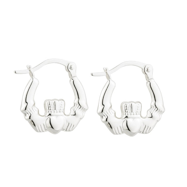 Claddagh Creole Small Earrings