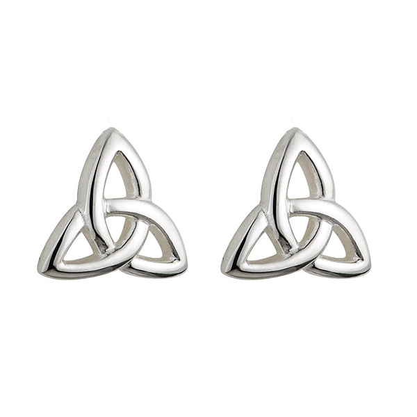 Solvar Sterling Silver Kids Trinity Earrings s33195