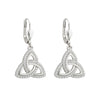 Solvar Drop Trinity Knot Earrings s33699