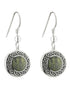 Connemara Marble Celtic Drop Earrings