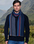 Mucros Red Stripe Donegal Scarf