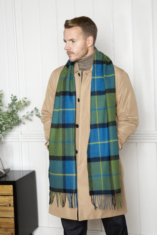 Foxford Shannon Check Lambswool Scarf
