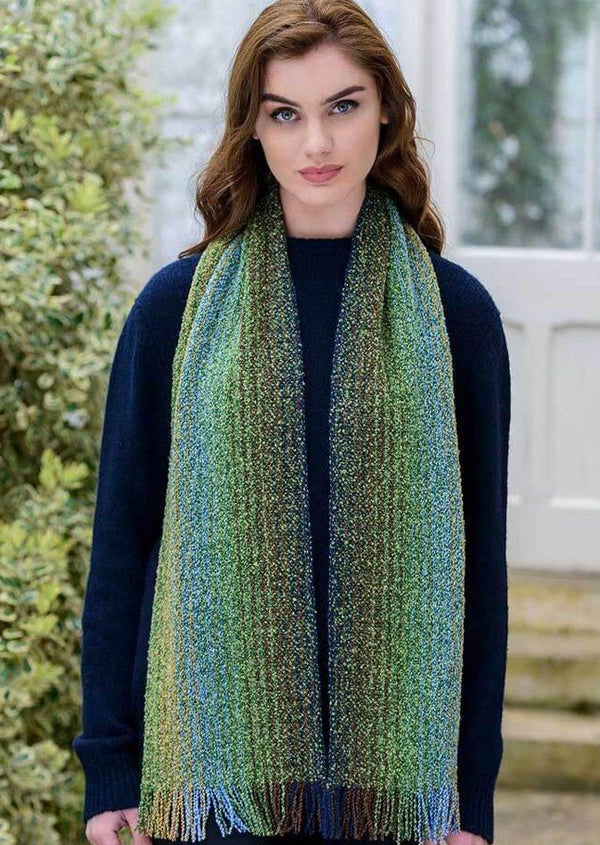 Mucros Green Skellig Scarf v58