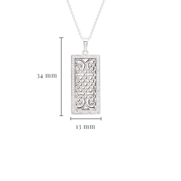 Sterling Silver Celtic Ingot Necklace