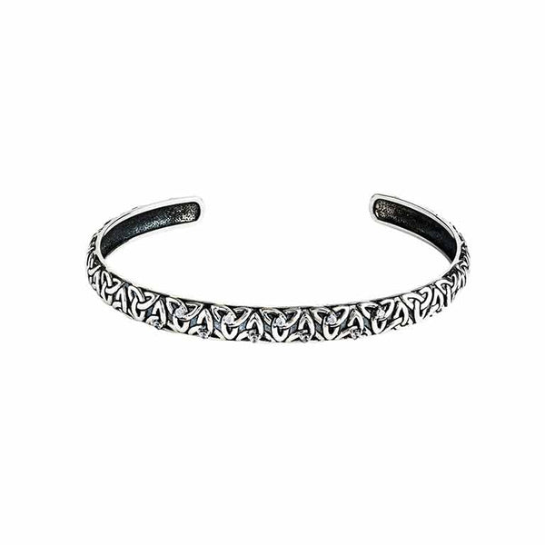 Sterling Silver Trinity Knot Bangle