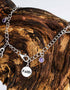 Sterling Silver Celtic Trinity Knot Amethyst Charm Bracelet