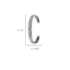 Sterling Silver Claddagh Bangle