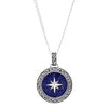 Sterling Silver Men’s Celtic Lapis North Star Necklace