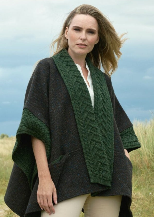 Aran Crafts Ashbourne Tweed Cape