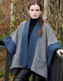 Aran Crafts Ashbourne Tweed Cape | Blue
