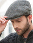Mucros Trinity Cap | Grey Herringbone