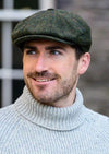 Mucros Green 8 Piece Driving Cap