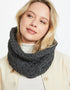 Aran Infinity Cable Scarf