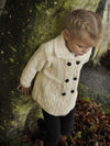 Girls Aran Double Breasted Coat