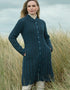Aran Crafts Scallop Edge Coat | Mallard