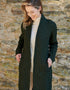 Aran Crafts Celtic Braid Coat | Green