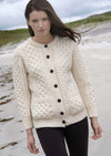 Women's Aran Curragh Traditional Lumber Cardigan