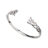 Sterling Silver Torc Bangle