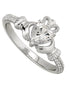 April Claddagh Birthstone Ring
