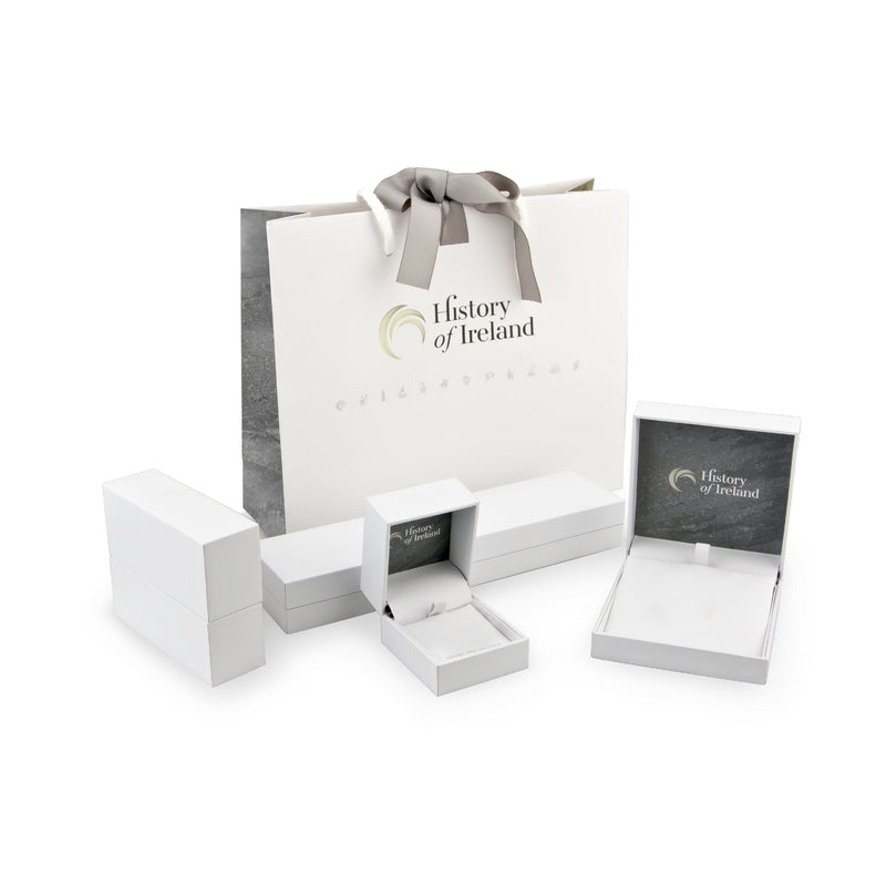 History of Ireland 14K Disc Drop Earrings