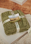 Aran Crafts Two Tone Aran Plated Throw