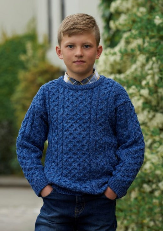 Kids Aran Wool Sweater