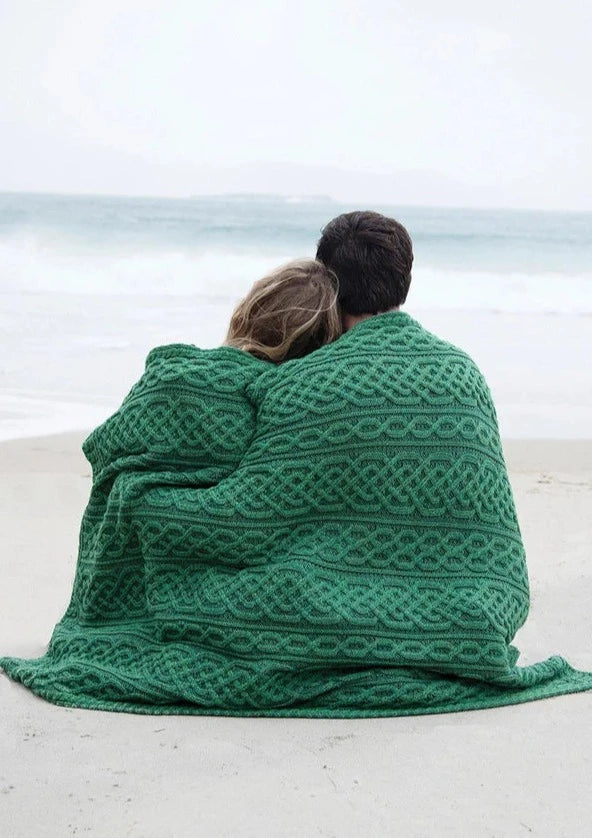 Aran Woollen Mills Merino Blanket | *Best Seller*